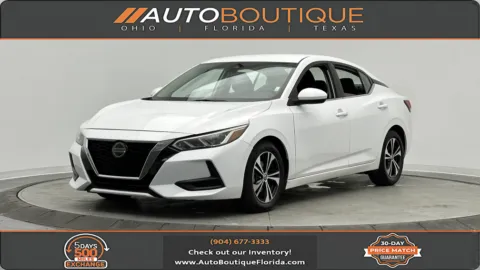White 2021 Nissan Sentra SV for sale in Jacksonville, FL
