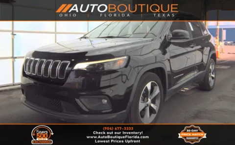 Black 2019 Jeep Cherokee Limited for sale in Jacksonville, FL