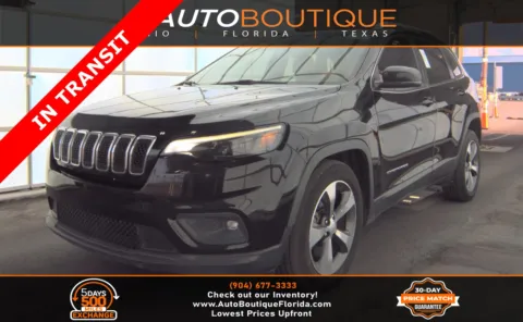 Black 2019 Jeep Cherokee Limited for sale in Jacksonville, FL