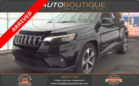 Black 2019 Jeep Cherokee Limited for sale in Jacksonville, FL