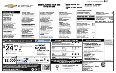 Photos of 2023 Chevrolet Silverado 1500 High Country for sale in Jacksonville, FL at Auto Boutique Florida