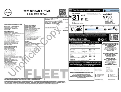 Photos of 2023 Nissan Altima 2.5 SL for sale in Jacksonville, FL at Auto Boutique Florida