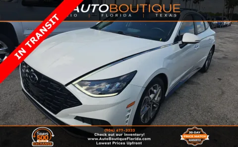 White 2021 Hyundai Sonata SEL for sale in Jacksonville, FL