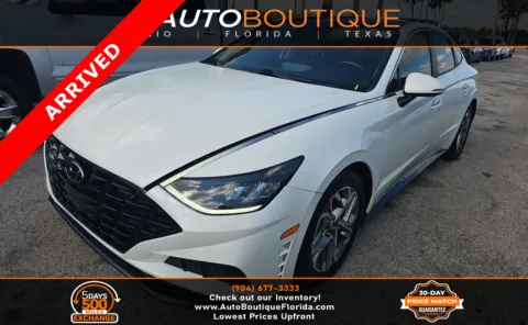 White 2021 Hyundai Sonata SEL for sale in Jacksonville, FL