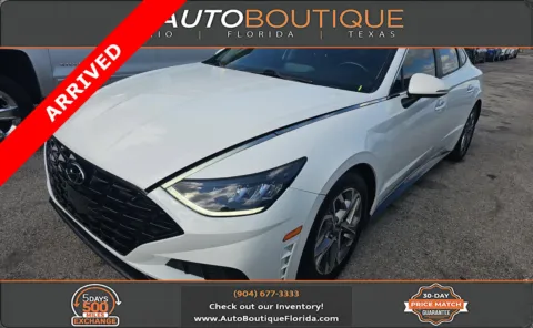 White 2021 Hyundai Sonata SEL for sale in Jacksonville, FL