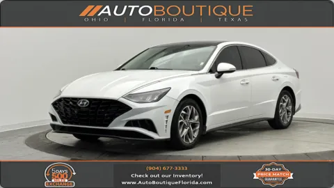 White 2021 Hyundai Sonata SEL for sale in Jacksonville, FL