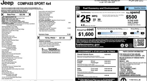 Photos of 2020 Jeep Compass Sport for sale in Jacksonville, FL at Auto Boutique Florida
