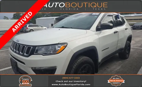 White 2020 Jeep Compass Sport for sale in Jacksonville, FL