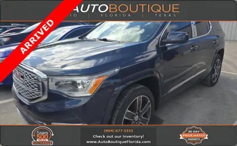 Blue 2018 GMC Acadia Denali for sale in Jacksonville, FL