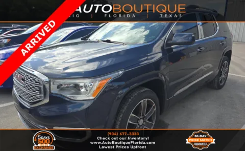 Blue 2018 GMC Acadia Denali for sale in Jacksonville, FL