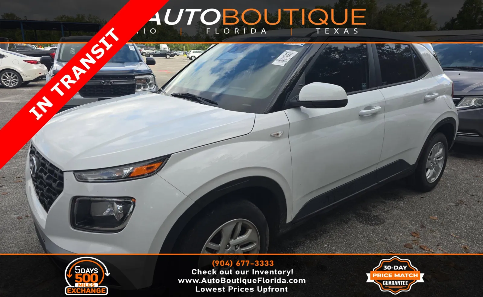 White 2021 Hyundai Venue SE for sale in Jacksonville, FL