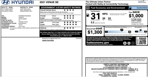 Photos of 2021 Hyundai Venue SE for sale in Jacksonville, FL at Auto Boutique Florida