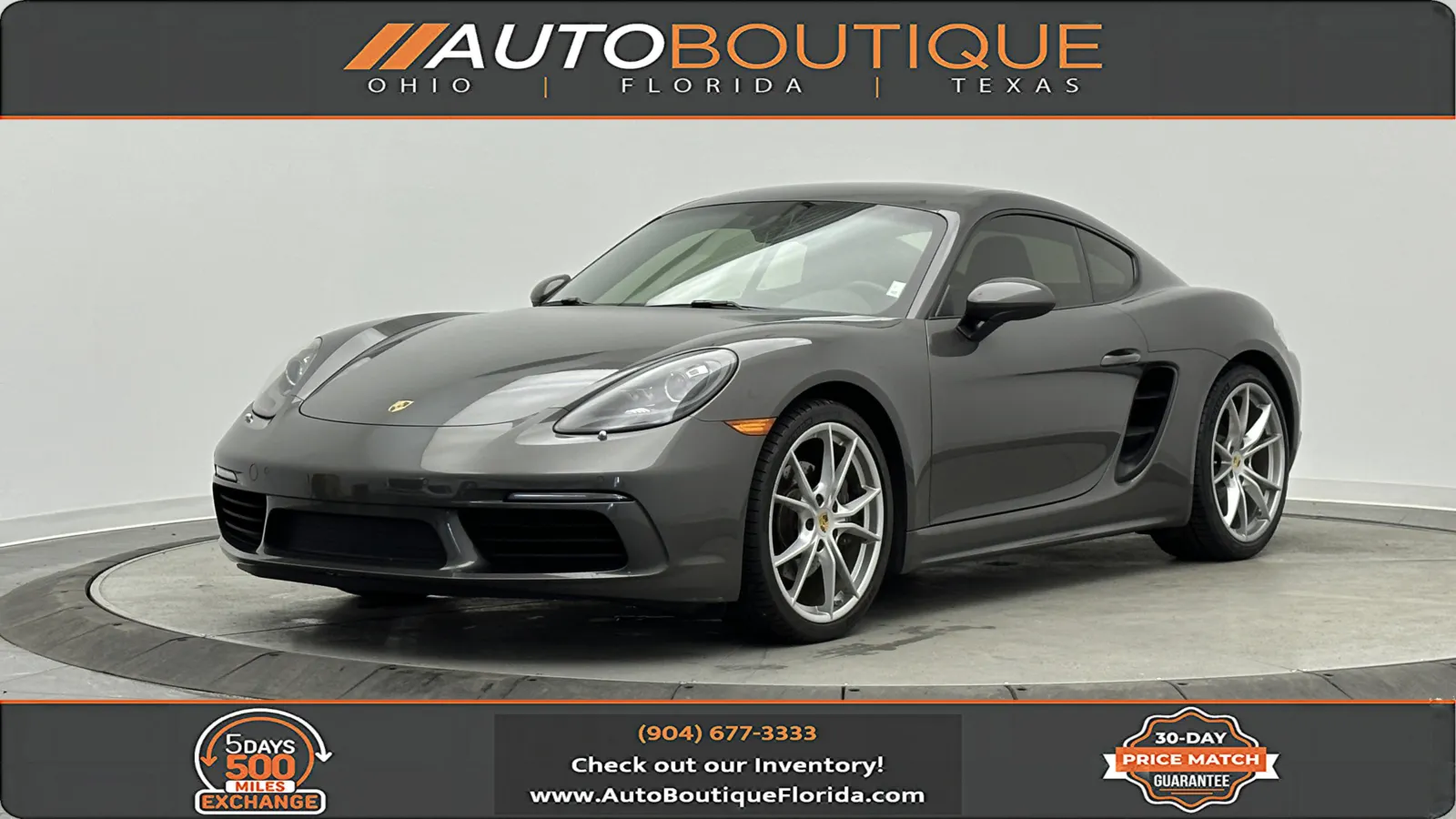 2018 Porsche 718 Cayman for sale in Jacksonville, FL