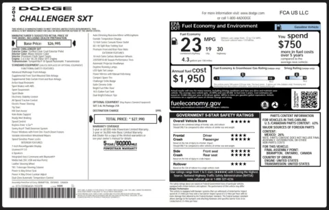 Photos of 2016 Dodge Challenger SXT for sale in Jacksonville, FL at Auto Boutique Florida