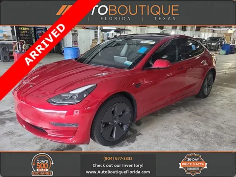 Red 2022 Tesla Model 3 STANDARD RANGE for sale in Jacksonville, FL