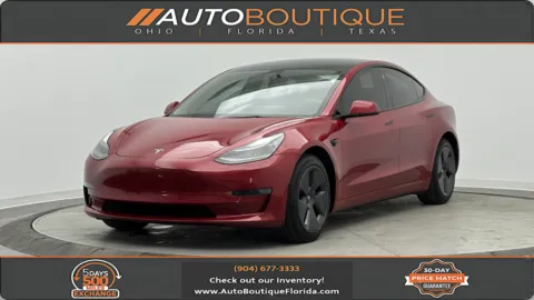 Red 2022 Tesla Model 3 STANDARD RANGE for sale in Jacksonville, FL