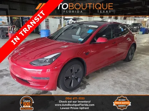 Red 2022 Tesla Model 3 STANDARD RANGE for sale in Jacksonville, FL