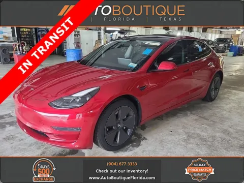 Red 2022 Tesla Model 3 STANDARD RANGE for sale in Jacksonville, FL