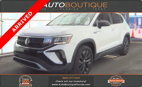 White 2022 Volkswagen Taos S for sale in Jacksonville, FL