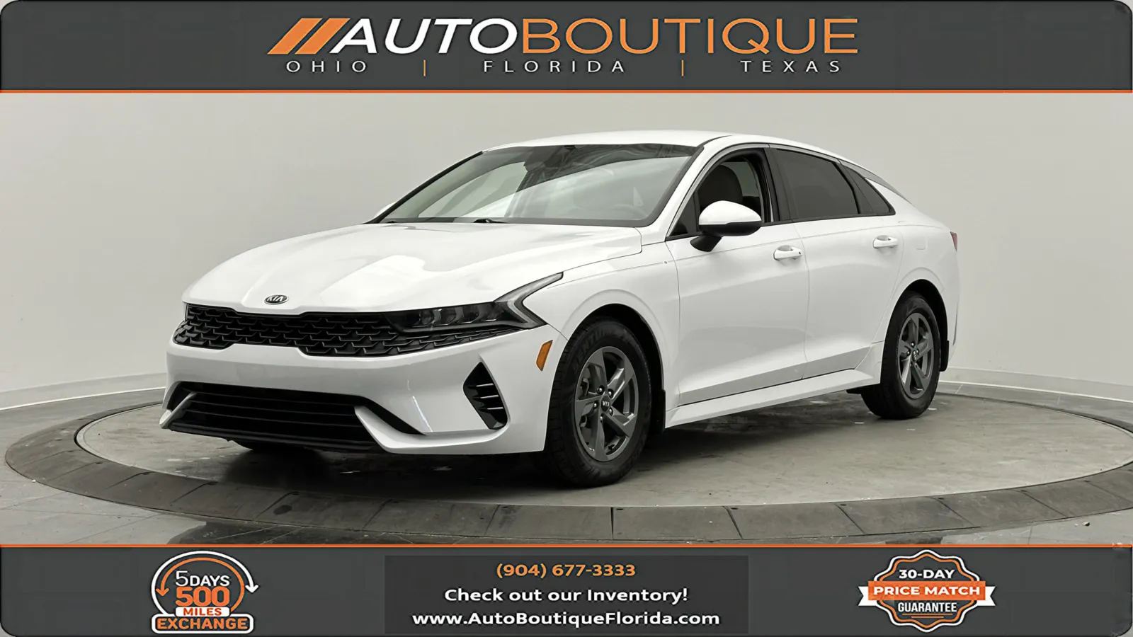 White 2021 Kia K5 LXS for sale in Jacksonville, FL