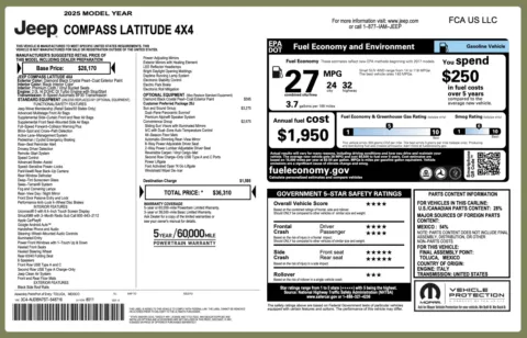 More photos of 2025 Jeep Compass Latitude at Auto Boutique Florida, FL