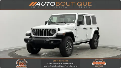 White 2025 Jeep Wrangler Sahara for sale in Jacksonville, FL