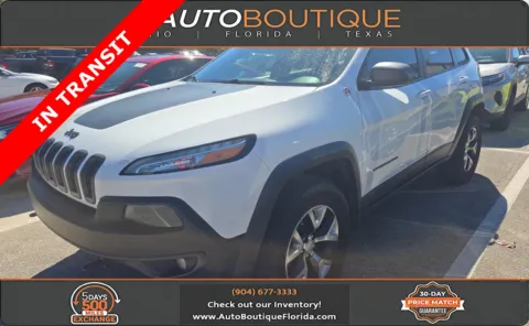 White 2018 Jeep Cherokee Trailhawk for sale in Jacksonville, FL