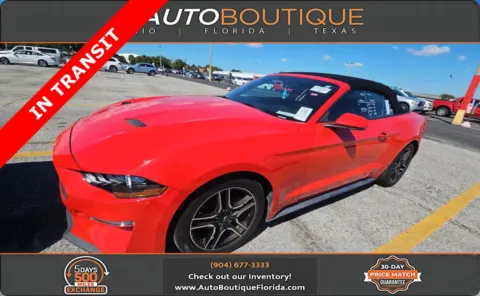 Red 2018 Ford Mustang EcoBoost Premium for sale in Jacksonville, FL