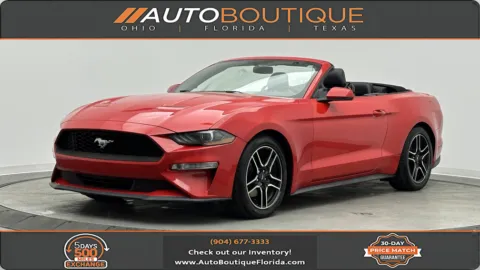 Red 2018 Ford Mustang EcoBoost Premium for sale in Jacksonville, FL