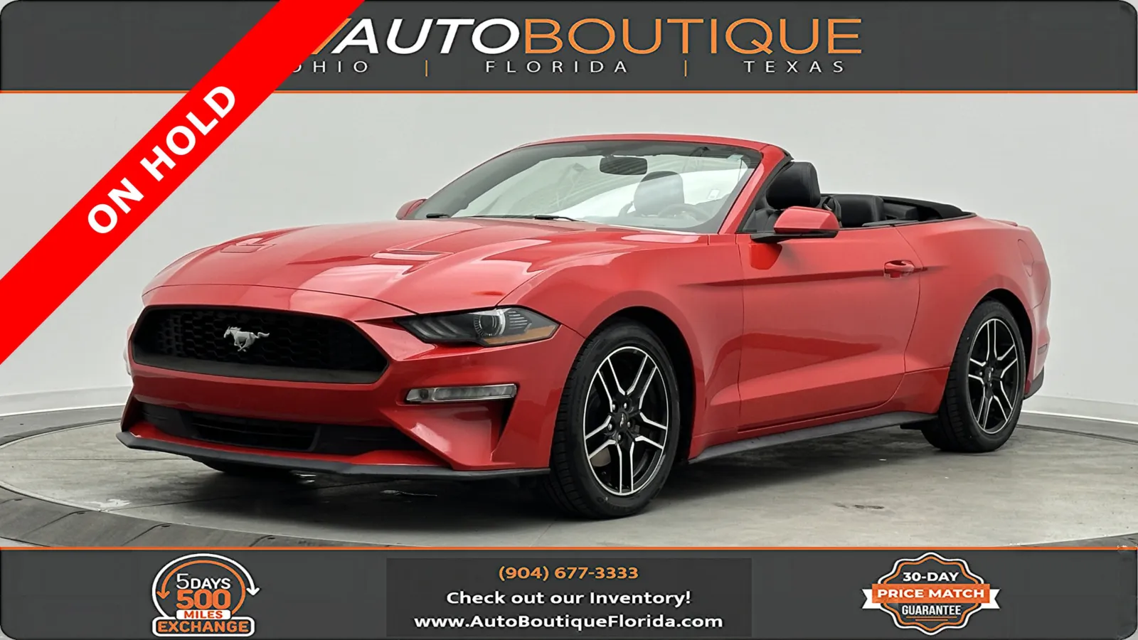2018 Ford Mustang EcoBoost Premium for sale in Jacksonville, FL
