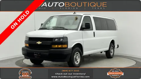 White 2023 Chevrolet Express Passenger LS for sale in Jacksonville, FL