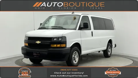 White 2023 Chevrolet Express Passenger LS for sale in Jacksonville, FL