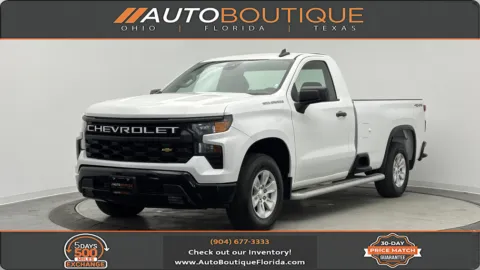 White 2023 Chevrolet Silverado 1500 Work Truck for sale in Jacksonville, FL