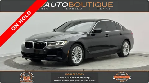 Black 2021 BMW 5 Series 530i for sale in Jacksonville, FL