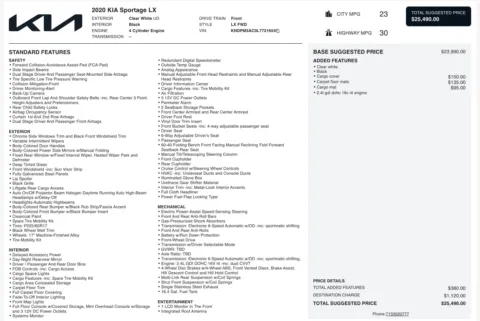 More photos of 2020 Kia Sportage LX at Auto Boutique Florida, FL