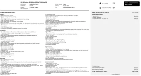 More photos of 2016 Scion iM at Auto Boutique Florida, FL