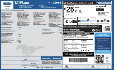 Photos of 2018 Ford Mustang EcoBoost Premium for sale in Jacksonville, FL at Auto Boutique Florida