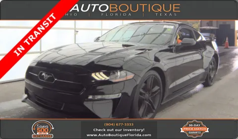 Black 2018 Ford Mustang EcoBoost Premium for sale in Jacksonville, FL