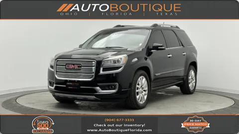 Black 2016 GMC Acadia Denali for sale in Jacksonville, FL