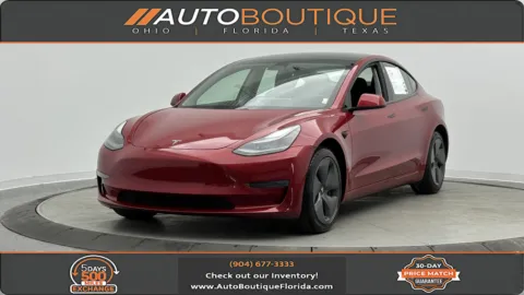 Red 2021 Tesla Model 3 Standard Range Plus for sale in Jacksonville, FL