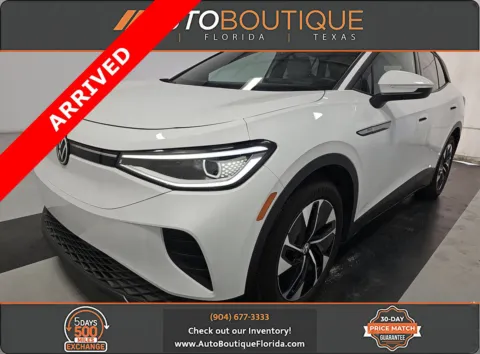 White 2021 Volkswagen ID.4 Pro S for sale in Jacksonville, FL