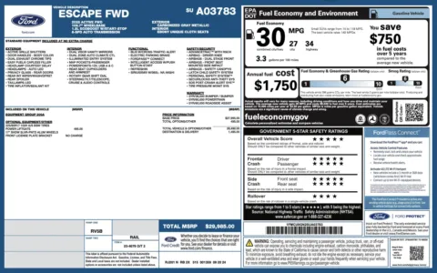 Photos of 2025 Ford Escape Active for sale in Jacksonville, FL at Auto Boutique Florida