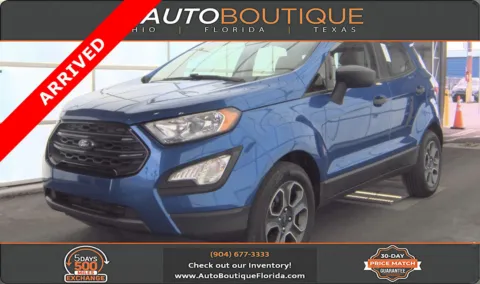 Blue 2020 Ford EcoSport S for sale in Jacksonville, FL