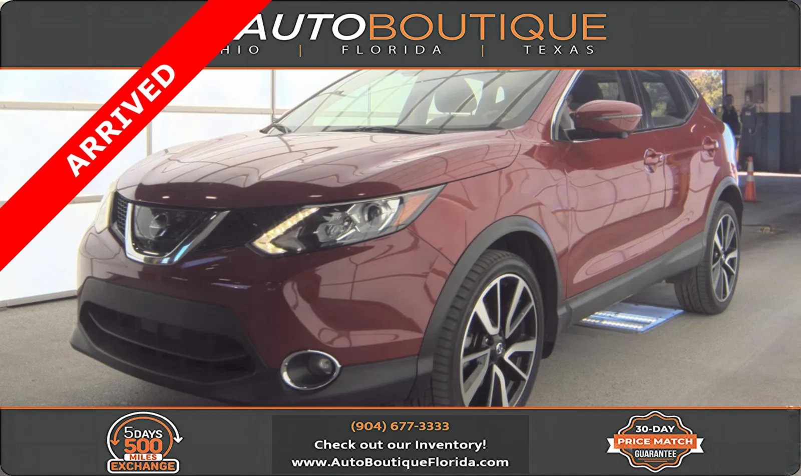 Red 2017 Nissan Rogue Sport SL for sale in Jacksonville, FL
