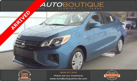 Blue 2022 Mitsubishi Mirage G4 LE for sale in Jacksonville, FL