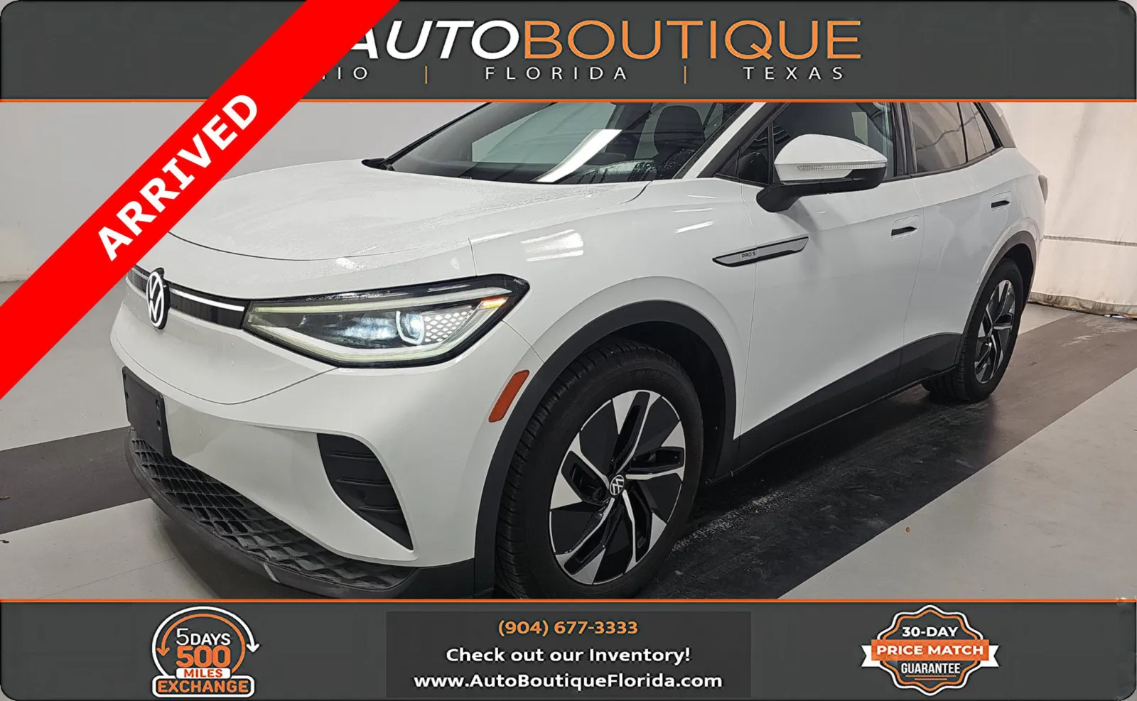 White 2021 Volkswagen ID.4 Pro S for sale in Jacksonville, FL