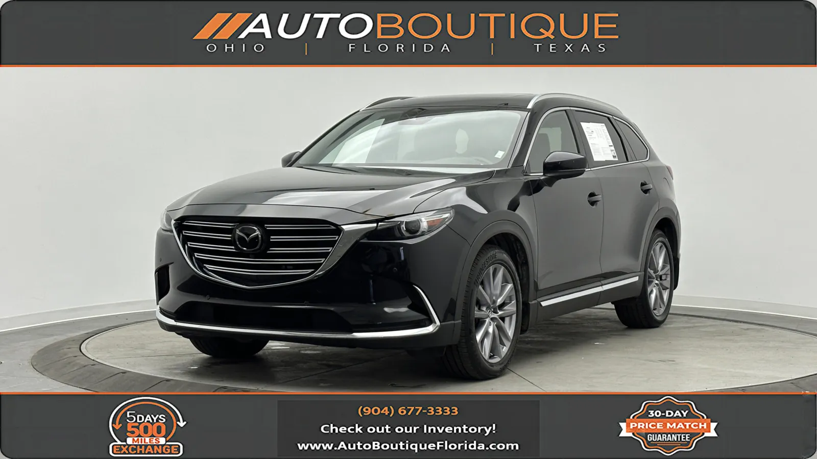 Black 2022 Mazda CX-9 Grand Touring for sale in Jacksonville, FL