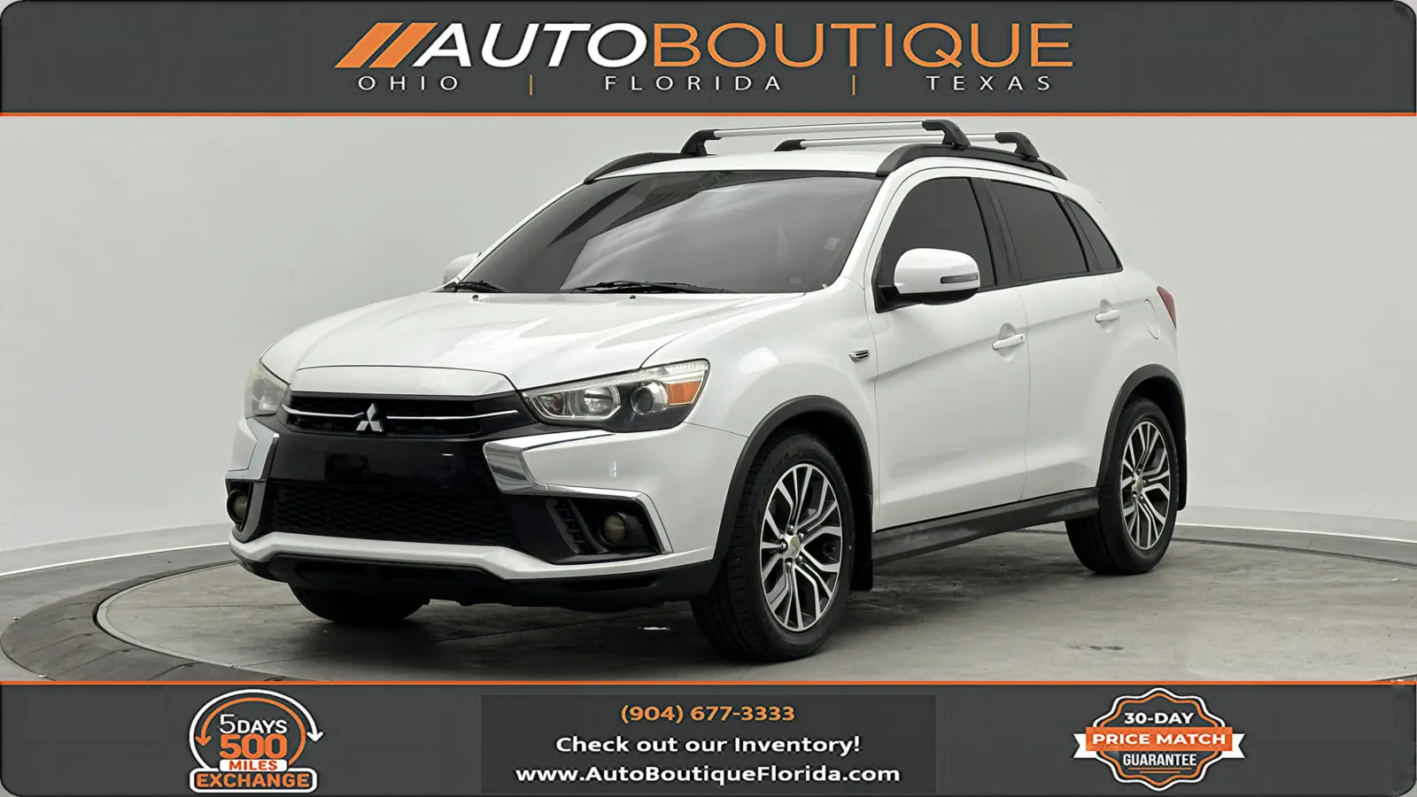 White 2019 Mitsubishi Outlander Sport SP 2.0 for sale in Jacksonville, FL