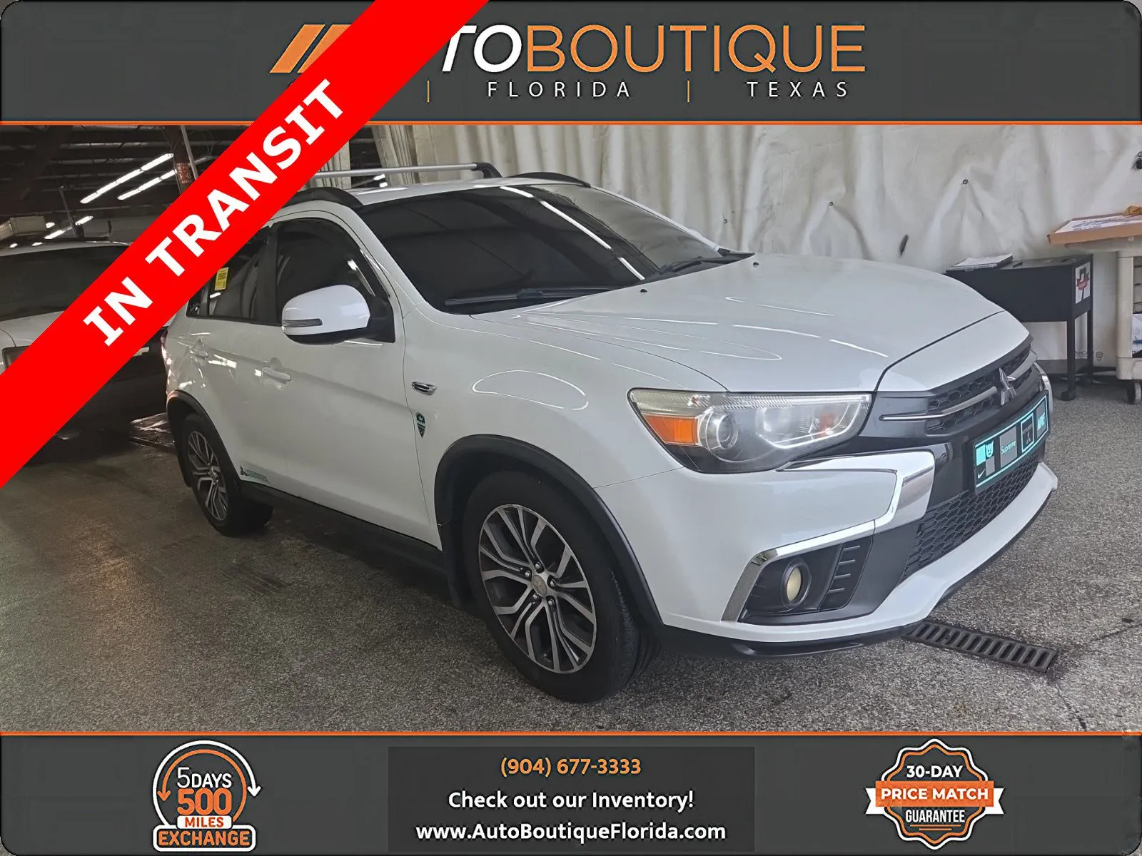 White 2019 Mitsubishi Outlander Sport SP 2.0 for sale in Jacksonville, FL