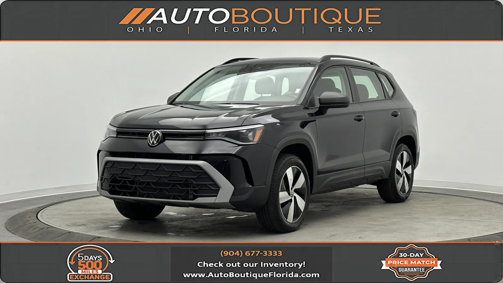 Black 2025 Volkswagen Taos S for sale in Jacksonville, FL